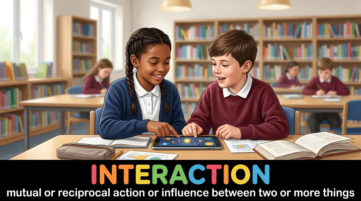 English Illustration for interaction